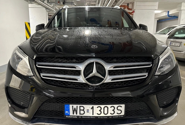 Mercedes-Benz GLE cena 199000 przebieg: 139000, rok produkcji 2018 z Biskupiec małe 106